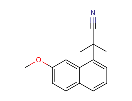 2-(7-methoxynaphthalen-1-yl)-2-methylpropanenitrile
