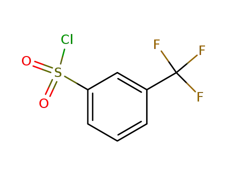 Molecular Structure of 777-44-6 (3-(Trifluoromethyl)benzenesulfonyl chloride)