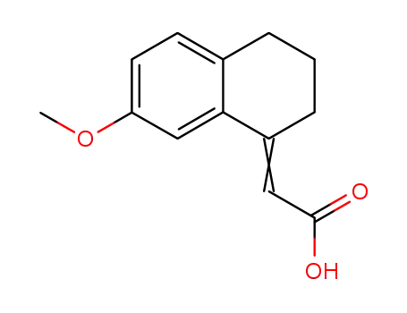 [7-Methoxy-3,4-dihydro-2H-naphthalen-(1E)-ylidene]-acetic acid