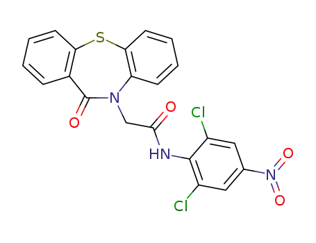 2-(11-oxodibenzo[b,f][1,4]thiazepin-10(11H)-yl)-N-(2,6-dichloro-4-nitrophenyl)acetamide