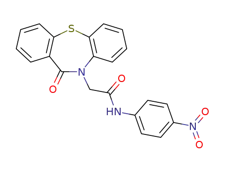 2-(11-oxodibenzo[b,f][1,4]thiazepin-10(11H)-yl)-N-(4-nitrophenyl)acetamide