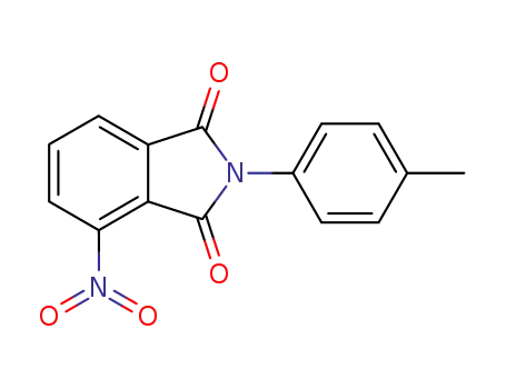 Molecular Structure of 53555-10-5 (1H-Isoindole-1,3(2H)-dione, 2-(4-methylphenyl)-4-nitro-)