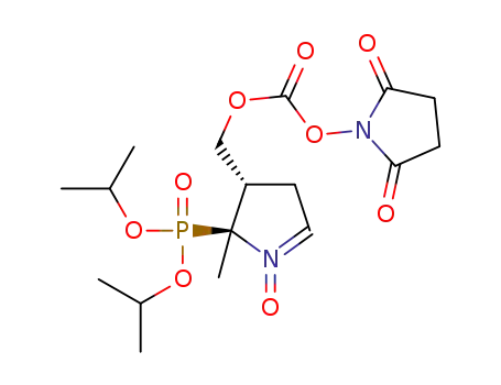 (4R*,5R*)-5-diisopropyloxyphosphoryl-5-methyl-4-(succinimidyloxycarbonyloxymethyl)-1-pyrroline N-oxide
