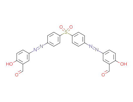 5,5'-[4,4'-sulfonylbis(4,1-phenylene)bis(diazene-2,1-diyl)]bis(2-hydroxybenzaldehyde)