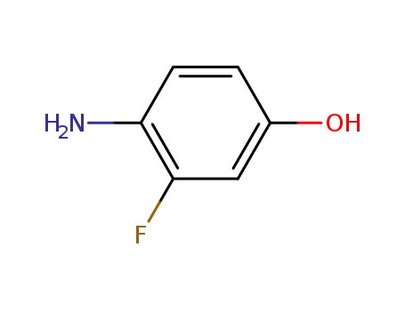 Molecular Structure of 399-95-1 (4-Amino-3-fluorophenol)