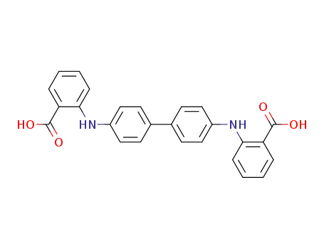 Molecular Structure of 53036-42-3 (Benzoic acid, 2,2'-([1,1'-biphenyl]-4,4'-diyldiimino)bis-)