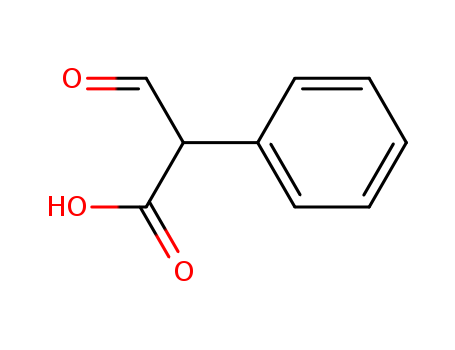 Benzeneacetic acid, a-formyl-