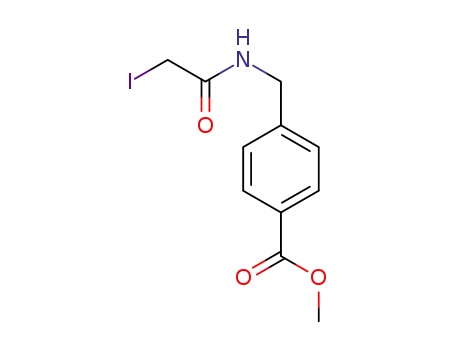 N-iodoacetyl p-aminomethylbenzoic acid methyl ester