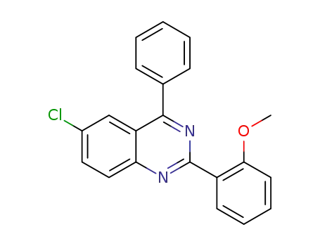 6-chloro-2-(2-methoxyphenyl)-4-phenylquinazoline