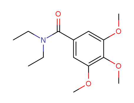 Benzamide, N,N-diethyl-3, 4,5-trimethoxy- cas  5470-42-8