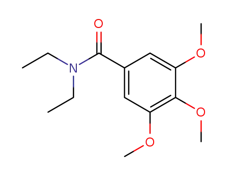 Benzamide, N,N-diethyl-3, 4,5-trimethoxy- cas  5470-42-8