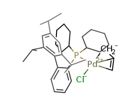 [2,6-bis(2,4,6-triisopropylphenyl)phenyl(dicyclohexylphosphine)](allyl-η3)palladium(II) chloride