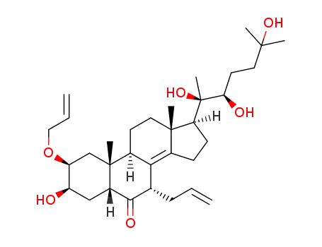 (20R,22R)-7α-allyl-2β-allyloxy-2β,20,22,25-tetrahydroxy-5β-cholest-8(14)-en-6-one
