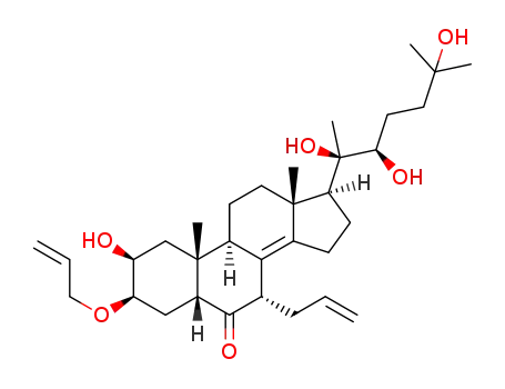 (20R,22R)-7α-allyl-3β-allyloxy-2β,20,22,25-tetrahydroxy-5β-cholest-8(14)-en-6-one