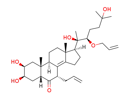 (20R,22R)-7α-allyl-22-allyloxy-2β,3β,20,25-tetrahydroxy-5β-cholest-8(14)-en-6-one