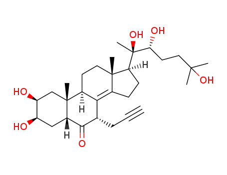 (20R,22R)-2β,3β,20,22,25-pentahydroxy-7α-(2-propyn-1-yl)-5β-cholest-8(14)-en-6-one