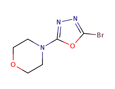 4-(5-bromo-1,3,4-oxadiazol-2-yl)morpholine