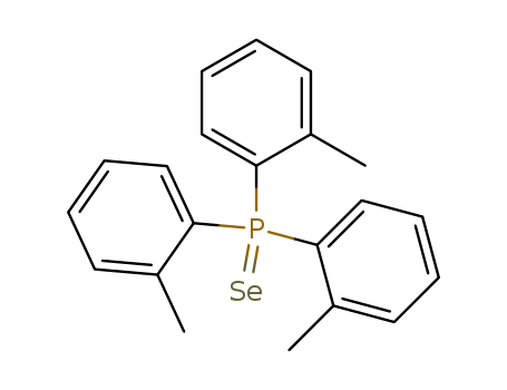 Molecular Structure of 32461-51-1 (Phosphine selenide, tris(2-methylphenyl)-)