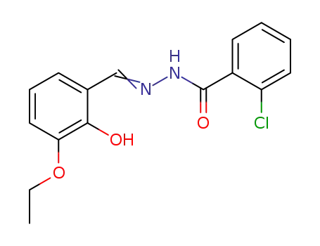 2-chloro-N′-(3-ethoxy-2-hydroxybenzylidene)benzohydrazide