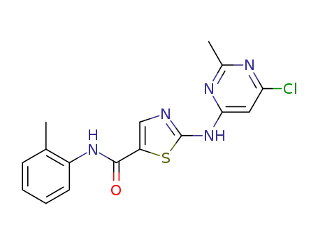 N-(2-methylphenyl)-2-[(6-chloro-2-methyl-4-pyrimidinyl)-amino]-5-thiazolecarboxamide