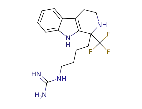 1-(4-(1-(trifluoromethyl)-2,3,4,9-tetrahydro-1H-pyrido[3,4-b]indol-1-yl)butyl)guanidine