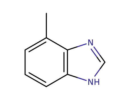 Molecular Structure of 4887-83-6 (4-METHYL-1H-BENZOIMIDAZOLE)