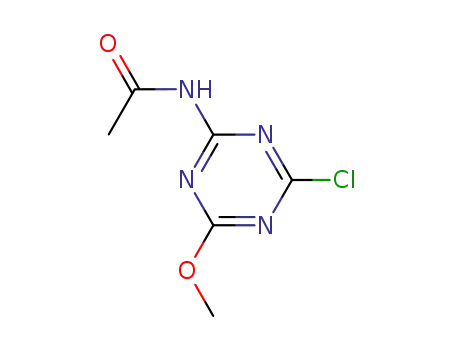 2-(acetamido)-4-chloro-6-methoxy-1,3,5-triazine