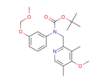 tert-butyl ((4-methoxy-3,5-dimethylpyridin-2-yl)methyl)(3-(methoxymethoxy)phenyl)carbamate