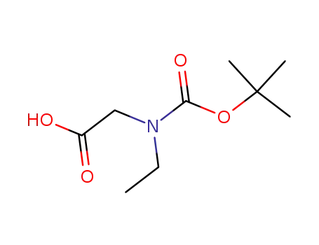 Molecular Structure of 149794-10-5 (BOC-N-ETHYL GLYCINE)