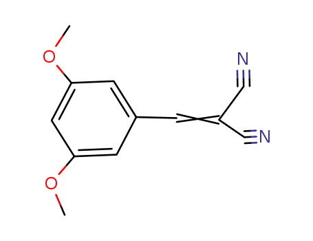 Molecular Structure of 26495-19-2 ((3,5-dimethoxybenzylidene)propanedinitrile)