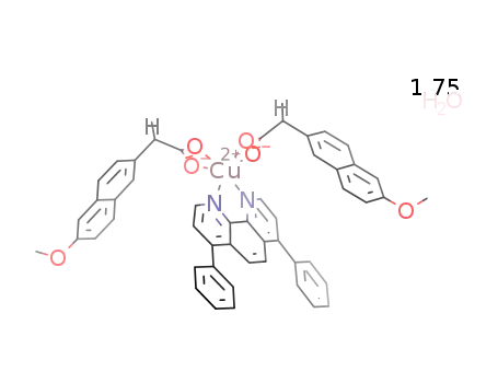 Cu(4,7-diphenyl-1,10-phenanthroline)(naproxen)2