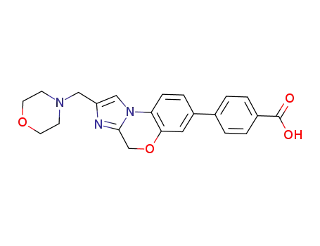 4-[2-(morpholinomethyl)-4H-imidazo[2,1-c][1,4]benzoxazin-7-yl]benzoic acid