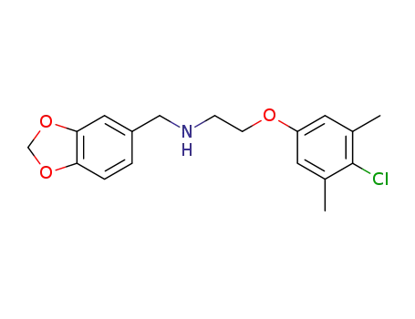 N-(1,3-benzodioxol-5-ylmethyl)-2-(4-chloro-3,5-dimethylphenoxy)ethanamine