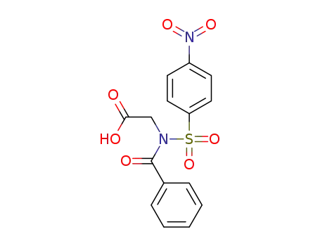 2-[N-(4-nitrobenzenesulfonyl)-1-phenylformamido]acetic acid