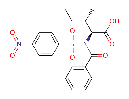 3-methyl-2-[N-(4-nitrobenzenesulfonyl)-1-phenylformamido]pentanoic acid