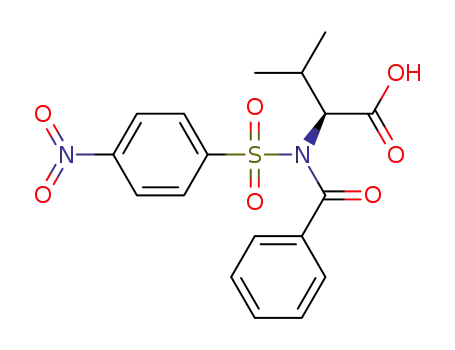 3-methyl-2-[N-(4-nitrobenzenesulfonyl)-1-phenylformamido]butanoic acid