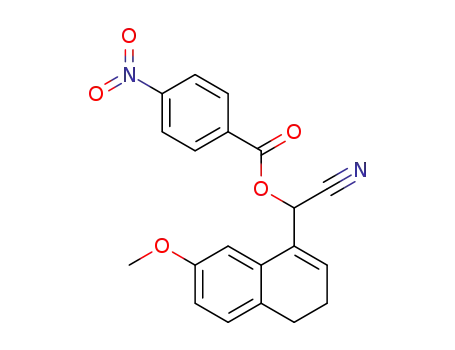 1-cyano(7-methoxy-3,4-dihydronaphthalen-1-yl)methyl p-nitrobenzoate