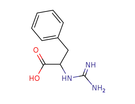 Molecular Structure of 88728-27-2 (2-Guanidino-3-phenylpropanoic acid)