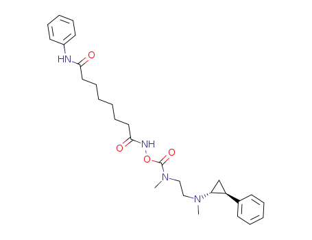 N1-((methyl(2-(methyl(2-phenylcyclopropyl)amino)ethyl)carbamoyl)oxy)-N8-phenyloctanediamide