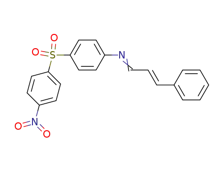 4-(4-nitro-benzenesulfonyl)-N-trans-cinnamyliden-aniline
