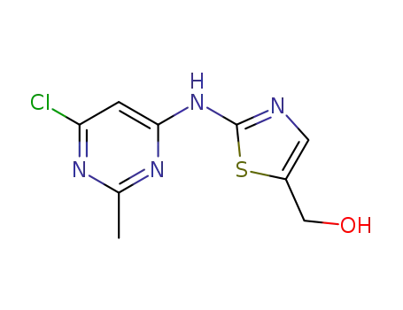 2-(6-chloro-2-methylpyrimidine-4-yl)amino-5-hydroxymethylthiazole