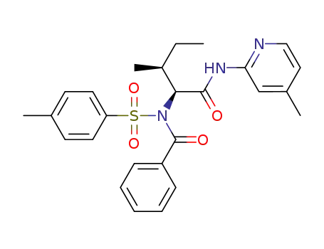 (2S)-3-methyl-2-[N-(4-methylbenzenesulfonyl)-1-phenylformamido]-N-(4-methylpyridin-2-yl)pentanamide
