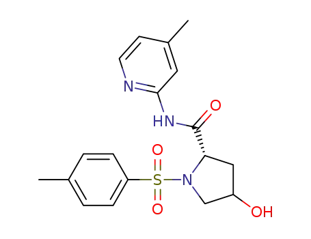 (2S)-4-hydroxy-1-(4-methylbenzenesulfonyl)-N-(4-methylpyridin-2-yl)pyrrolidine-2-carboxamide