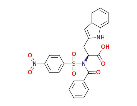 3-(1H-indol-2-yl)-2-[N-(4-nitrobenzenesulfonyl)-1-phenylformamido]propanoic acid