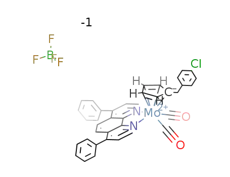 [(η5-C5H4CH2C6H4Cl-4)Mo(CO)2(4,7-Ph2-phen)][BF4]