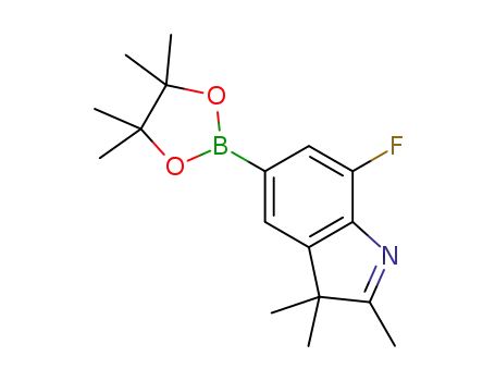 7-fluoro-2,3,3-trimethyl-5-(4,4,5,5-tetramethyl-1,3,2-dioxaborolan-2-yl)-3H-indole