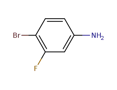 Molecular Structure of 656-65-5 (4-Bromo-3-fluoroaniline)