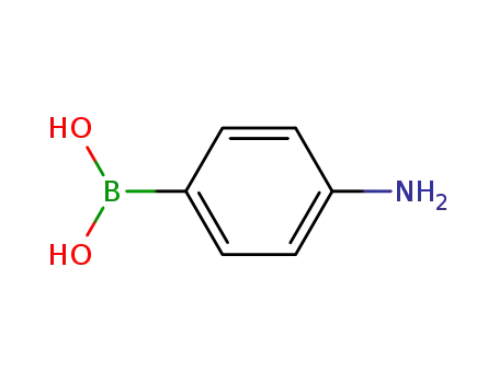 Molecular Structure of 89415-43-0 (4-Aminophenylboronic acid)