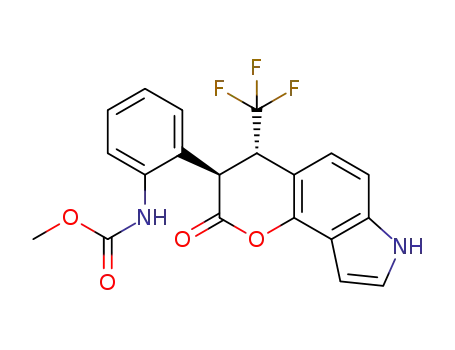 methyl (2-((3R,4S)-2-oxo-4-(trifluoromethyl)-2,3,4,7-tetrahydropyrano[2,3-e]indol-3-yl)phenyl)carbamate