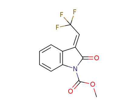 (E) methyl 2-oxo-3-(2,2,2-trifluoroethylidene)indoline-1-carboxylate